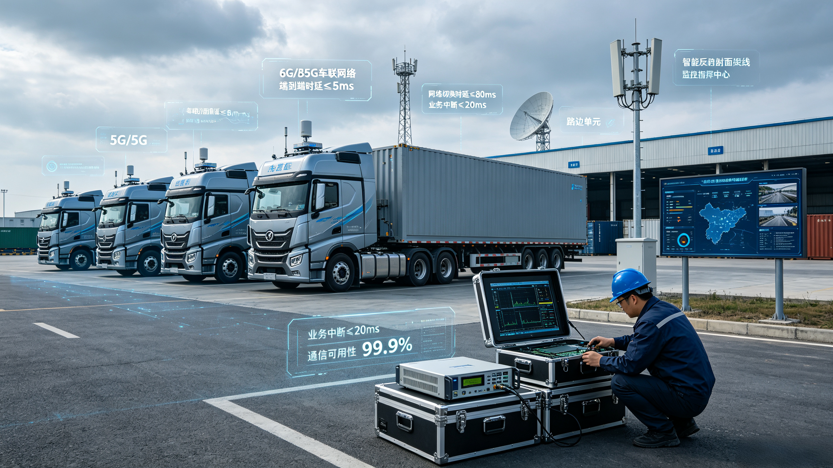 面向商用车智能网联的6G/B5G融合网络架构关键技术研发及产业化